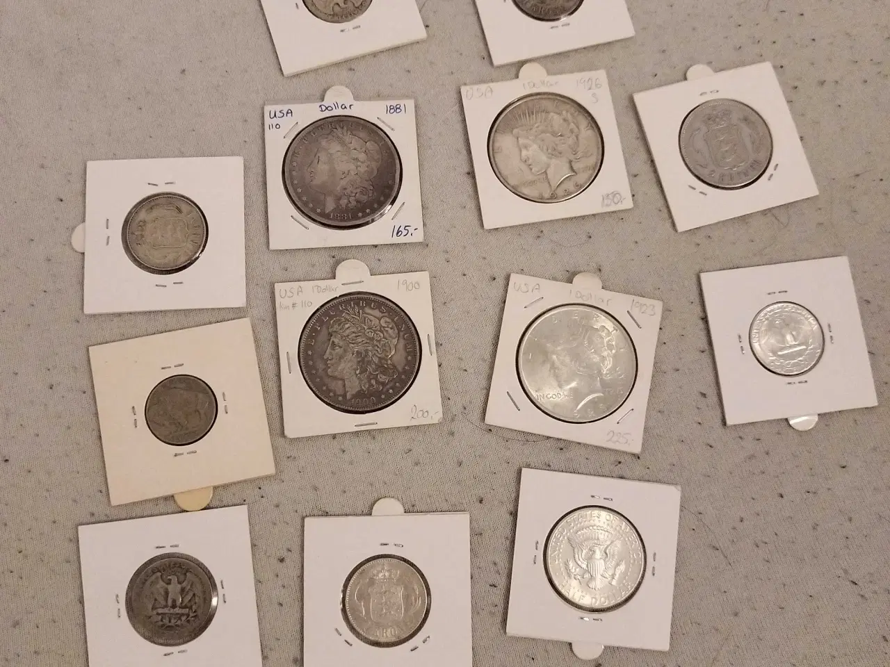 Billede 1 - Ægte sølv mønter 