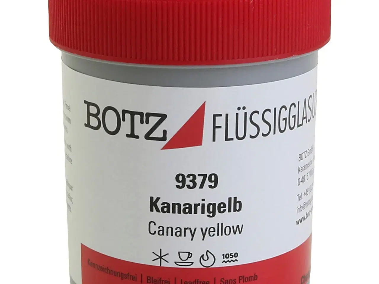 Billede 1 - Glasur til ler, gul, 200 ml/ 1 ds.