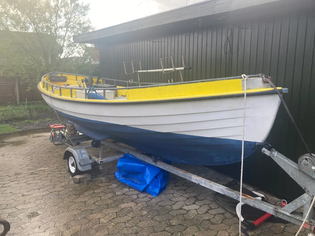 Billede 3 - Jolle 17 fod m. vire 7 motor(inkl. trailer)