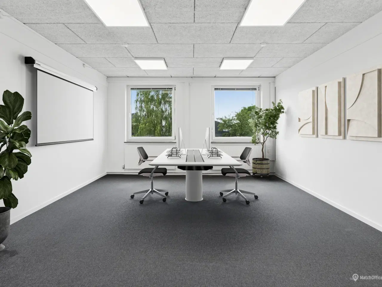 Billede 2 - Flot kontorlejemål med unik mulighed for at flytte ind i de velbeliggende lokaler i Glostrup Centrum.