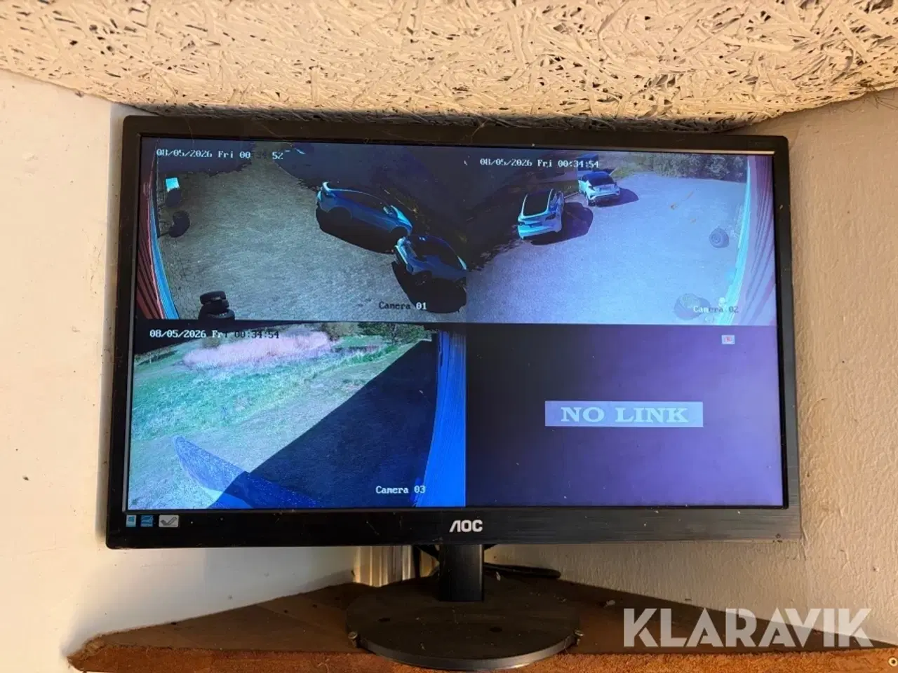 Billede 6 - Overvågningssystem CamVision 4 kamera med harddisk
