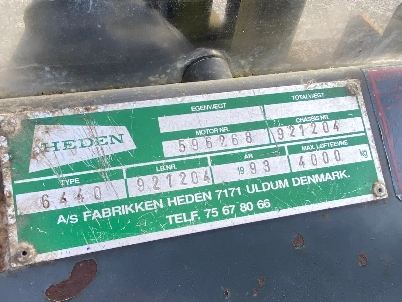 Billede 8 - Heden 6440 Diesel truck.