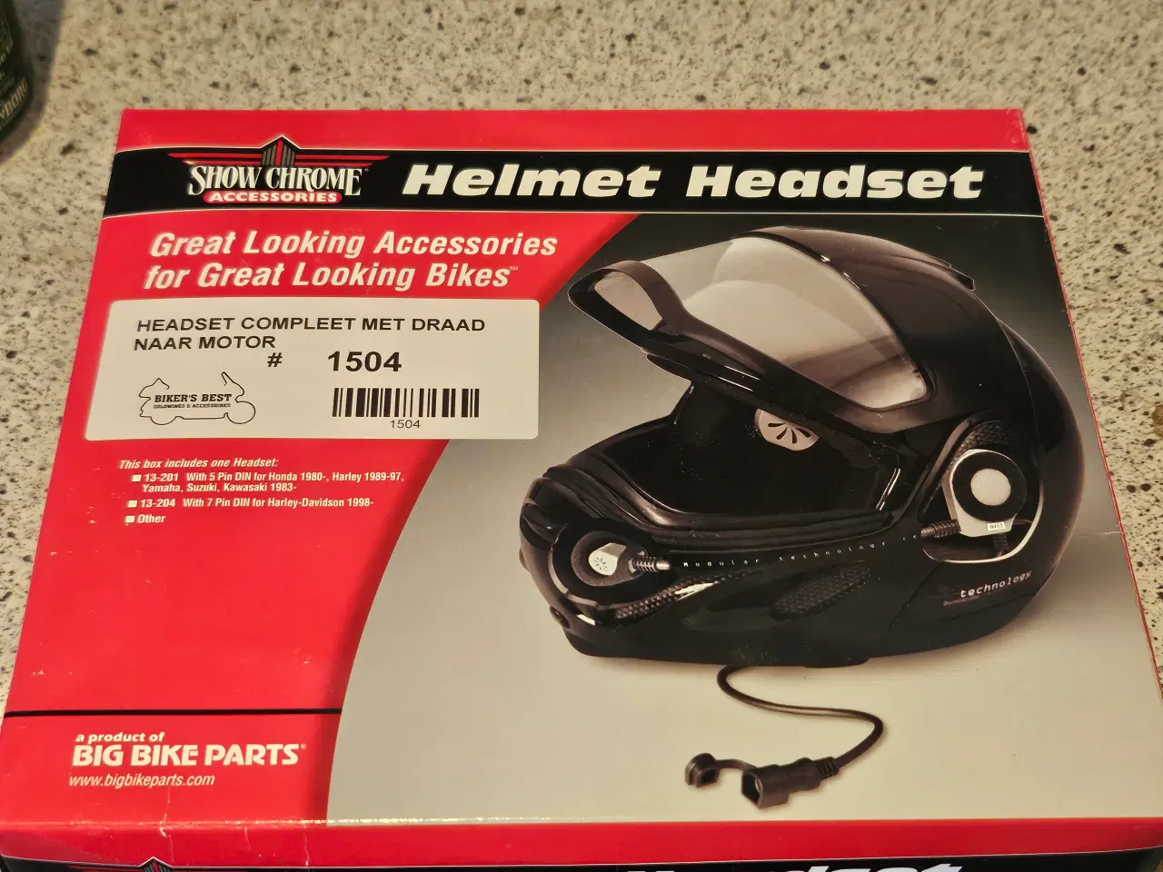Billede 3 - Headset til flip hjelm
