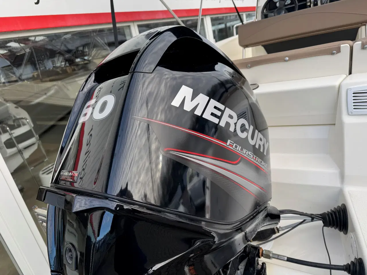 Billede 3 - Activ 505 Open med F60 Mercury-EFI 4 takt og 1000 kg Brenderup trailer.