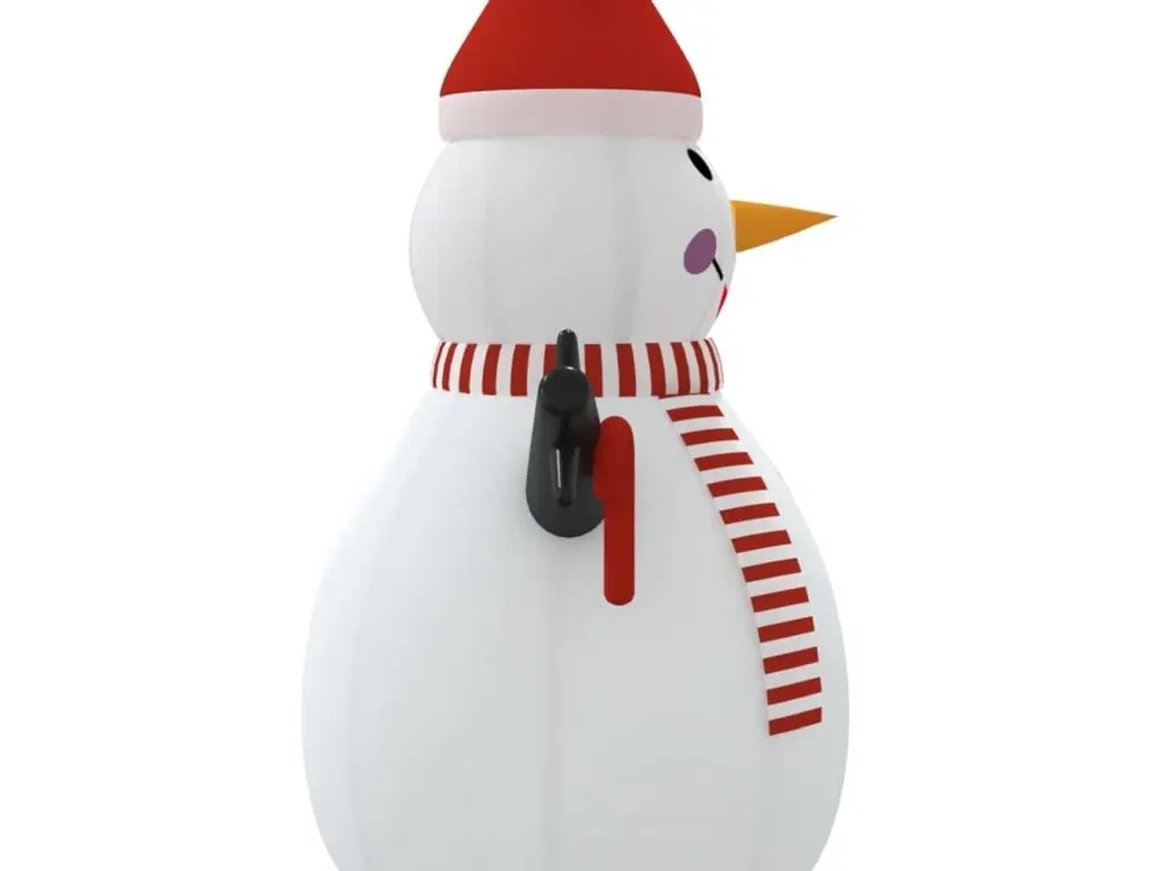 Billede 5 - Oppustelig snemand med LED'er 300 cm