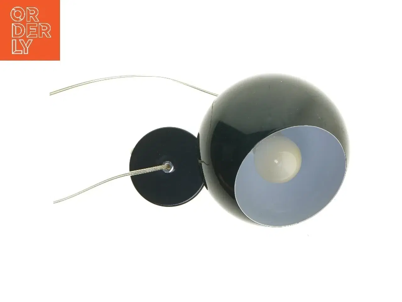 Billede 4 - Sort retro pendel lampe (str. 18x17 cm)