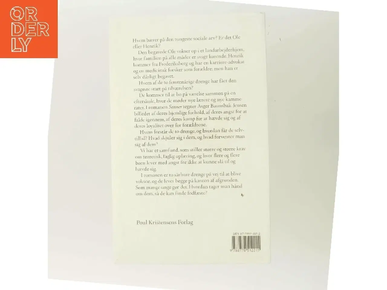 Billede 3 - Sønner : roman af Asger Baunsbak-Jensen (Bog)