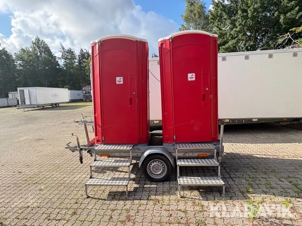 Billede 8 - Dobbelt toilet trailer Stema F 7515