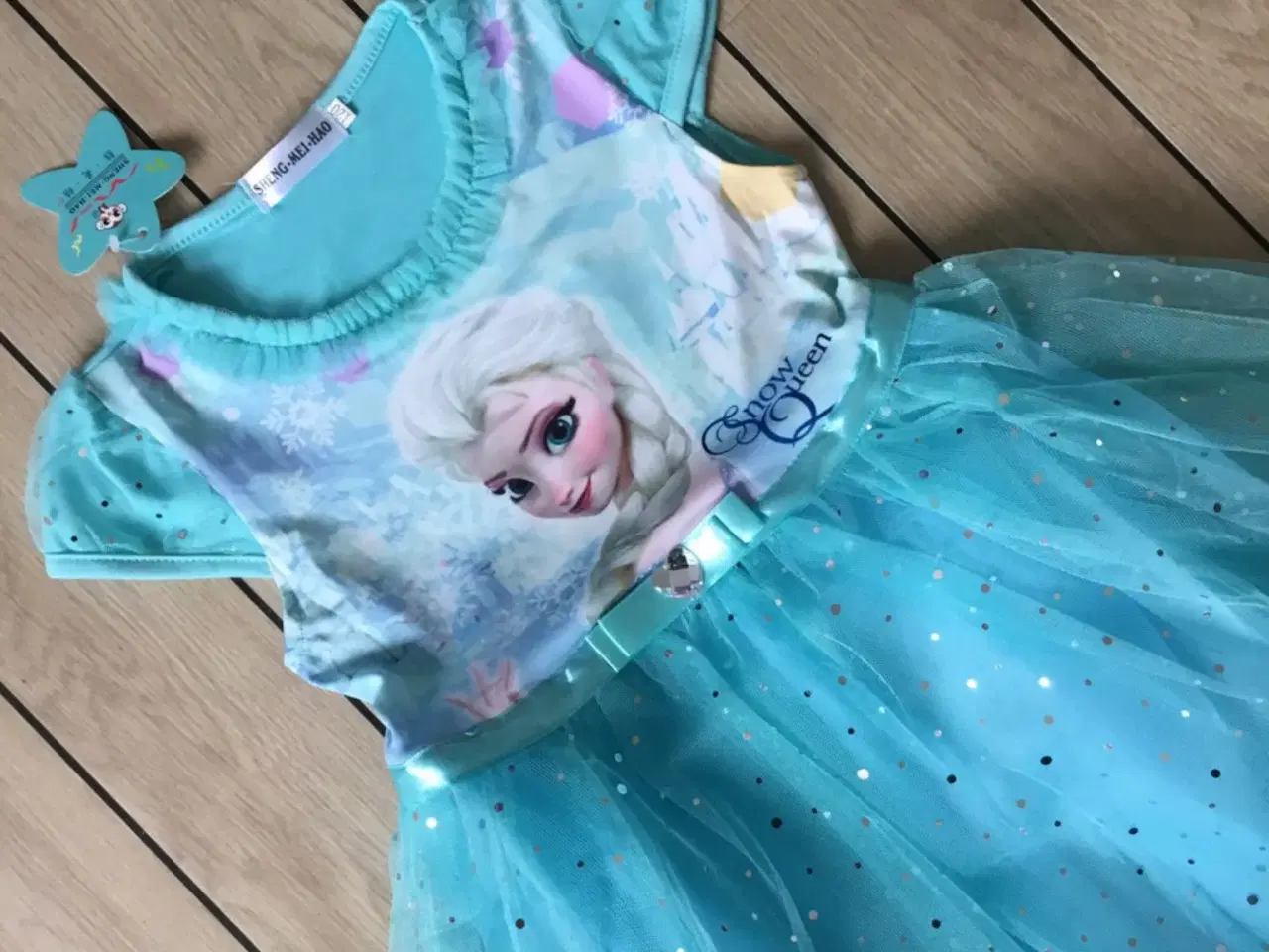 Billede 2 - Frost kjole str. 104 prinsessekjole med Elsa Frost