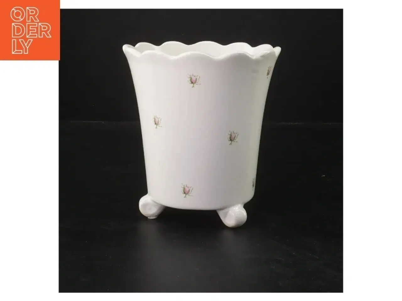 Billede 1 - Blomsterpotte (str. Ø. 14 cm. længde. 16 cm)