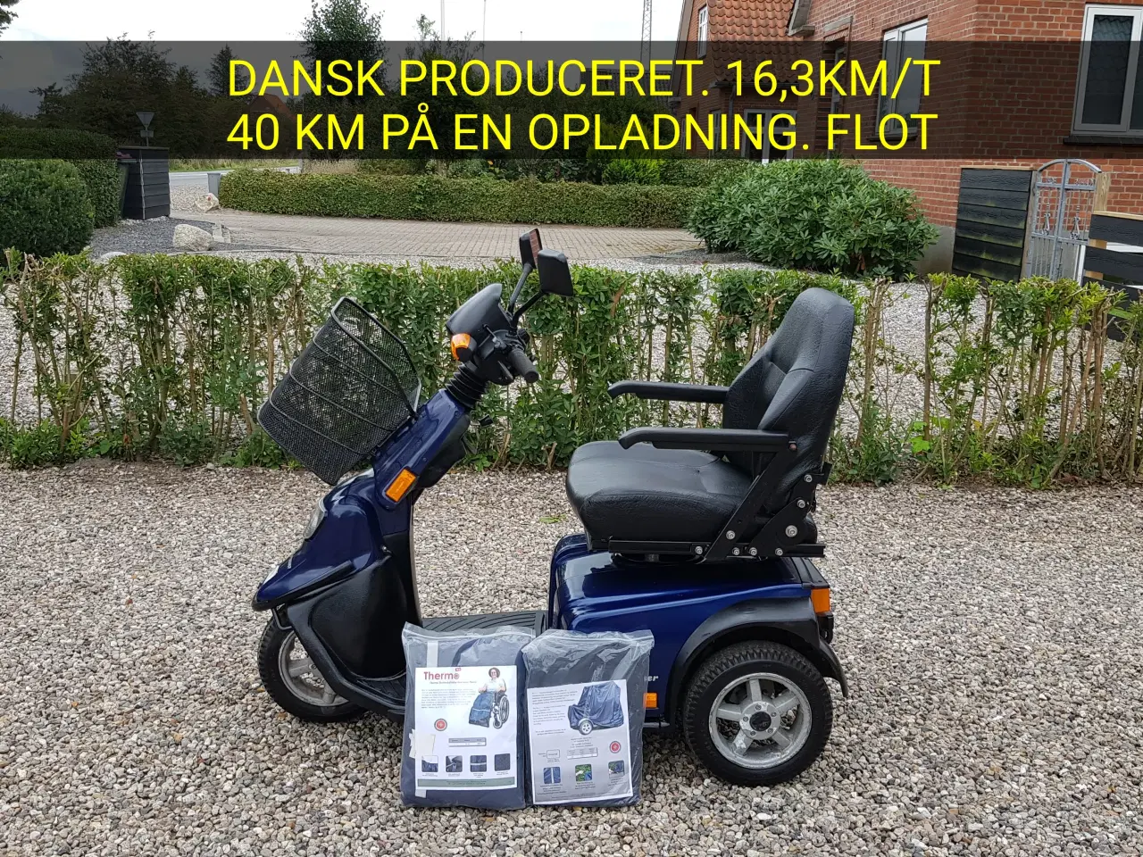 Billede 1 - Dansk produceret mini crosser el-scooter