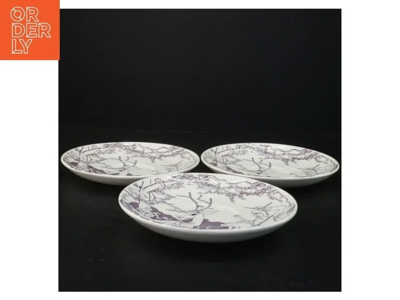 Billede 4 - Porcelænskopper og -tallerkener med dekoration fra Irma (str. Underkop 17,5 x 2 cm kop 15 x 11,5 x 7,5 cm)
