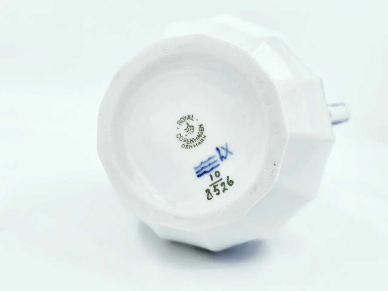 Billede 11 - Blå Blomst Kantet Stor kande Porcelæn 