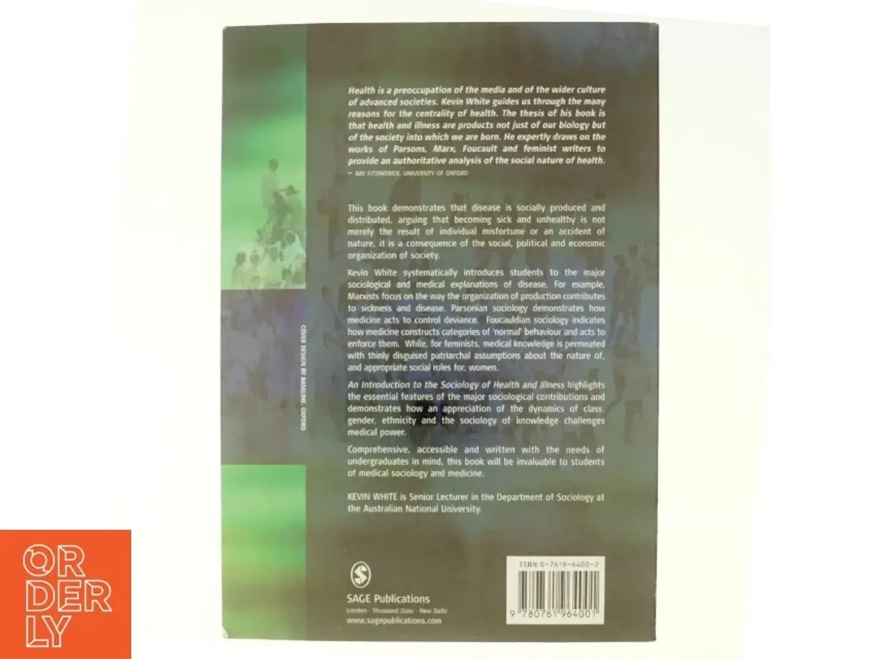 Billede 3 - An Introduction to the Sociology of Health and Illness af Kevin White (Bog)