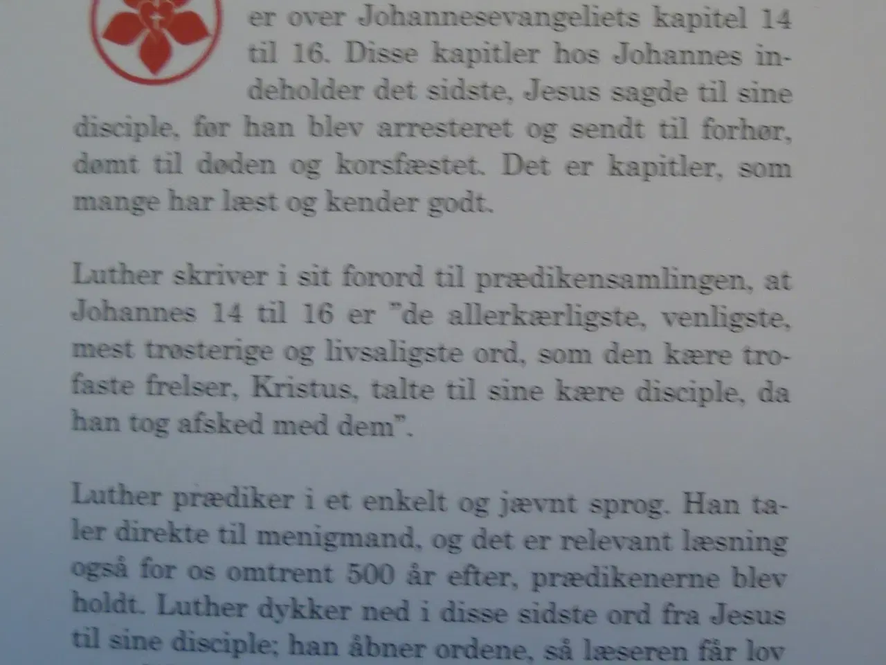 Billede 4 - Jesu afskedstale - Luthers prædikener Johs