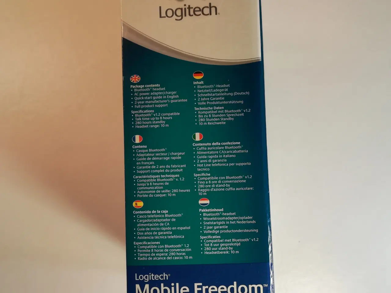 Billede 8 - Logitech Mobile Freedom Headset Bluetooth v1.2