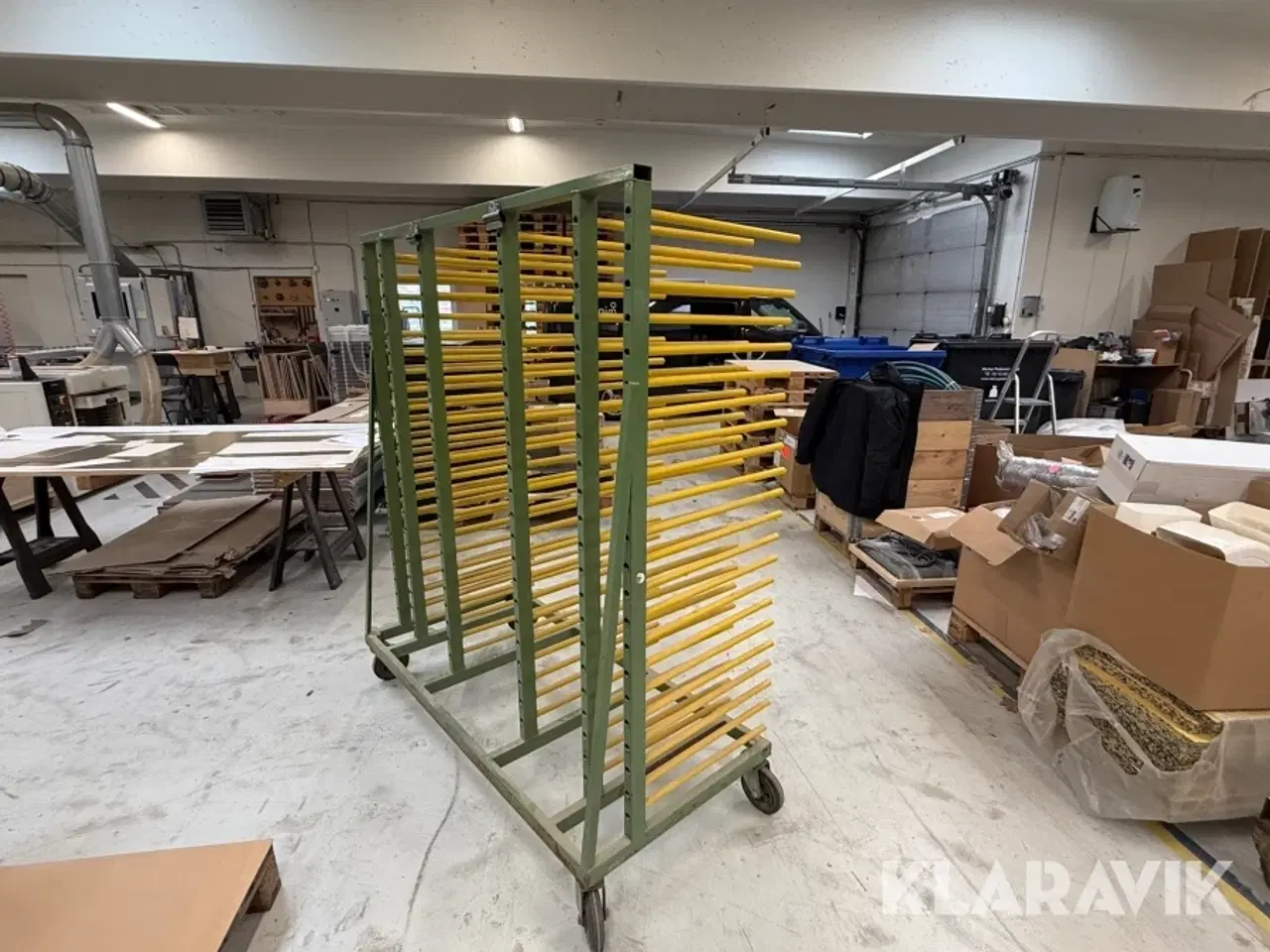 Billede 5 - Pladetørringsvogn / tørrestativ 2 styk.