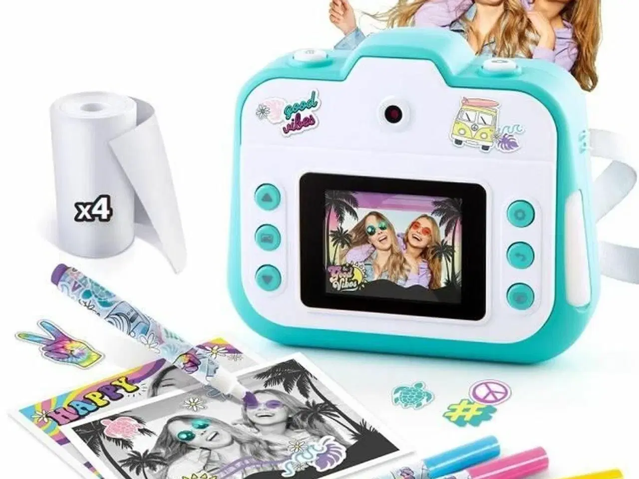 Billede 4 - Børnekamera med printer Canal Toys - blå, 12 MP, 2,4"