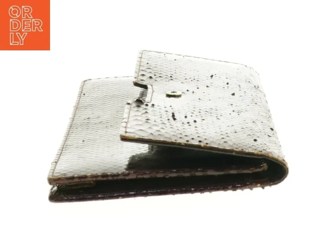 Billede 2 - Brun clutch. Firben?  Slange?(str. 25 x 13 cm)