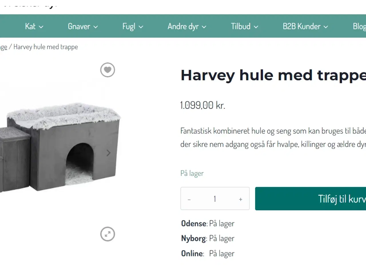 Billede 1 - Trappe med soveplads og hule