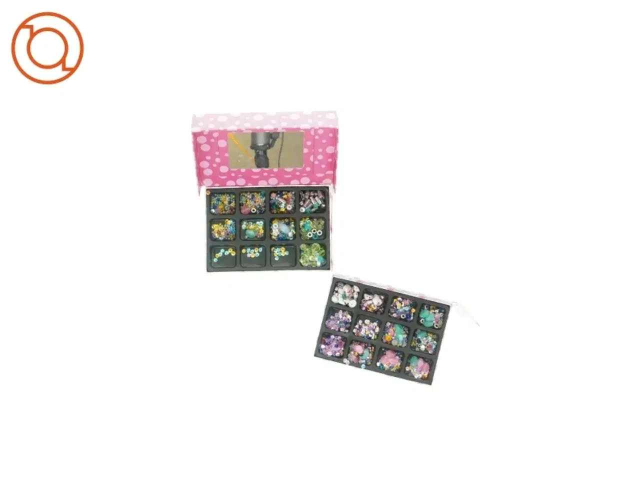 Billede 2 - Æske med forskellige perler