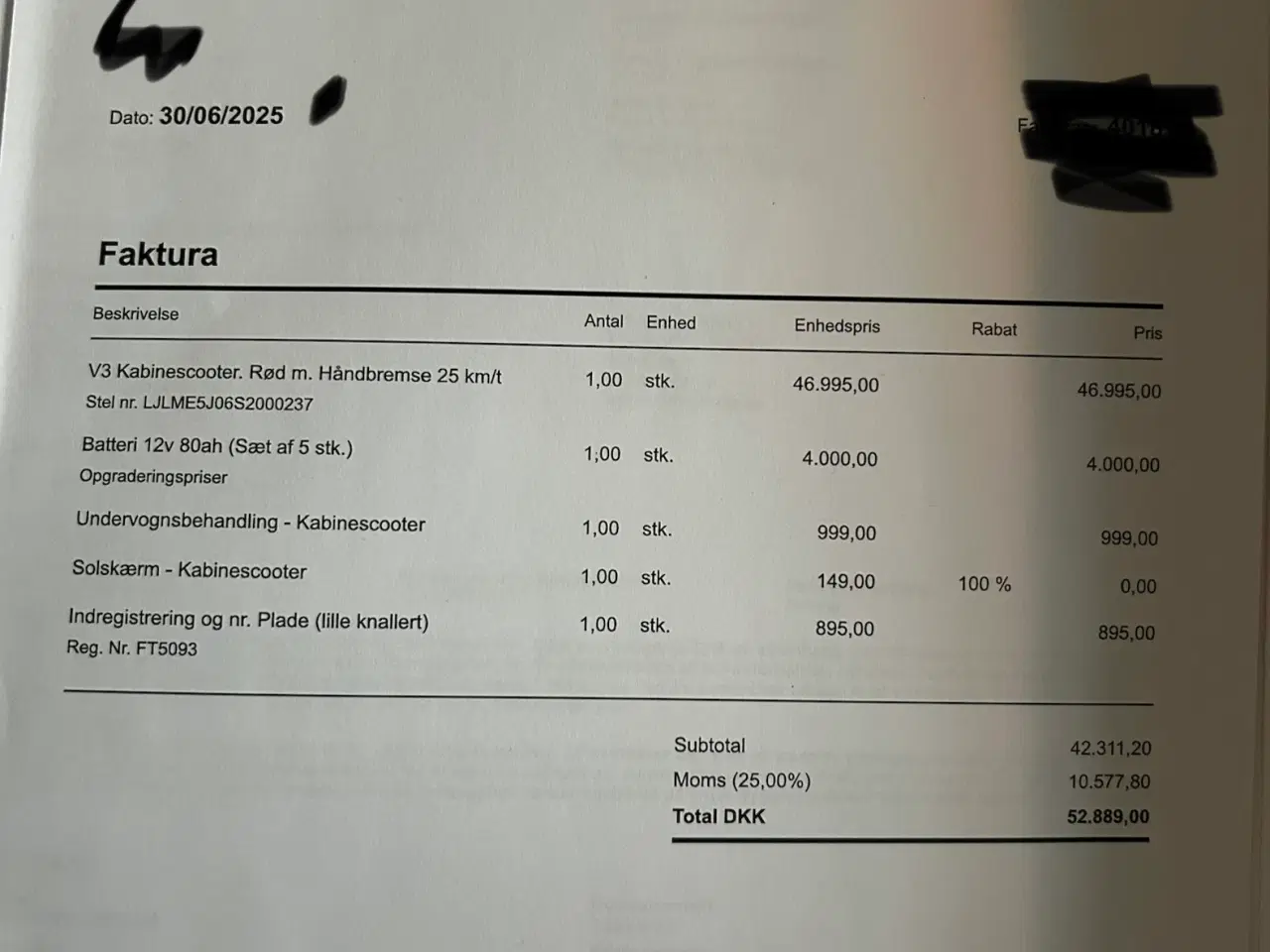 Billede 7 - Varsø kabinescooter V3