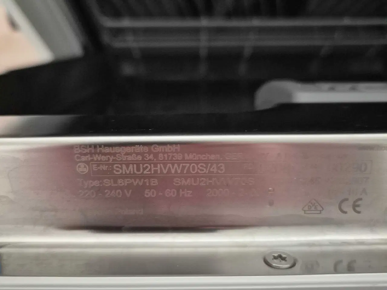 Billede 3 - Bosch opvaskemaskine.