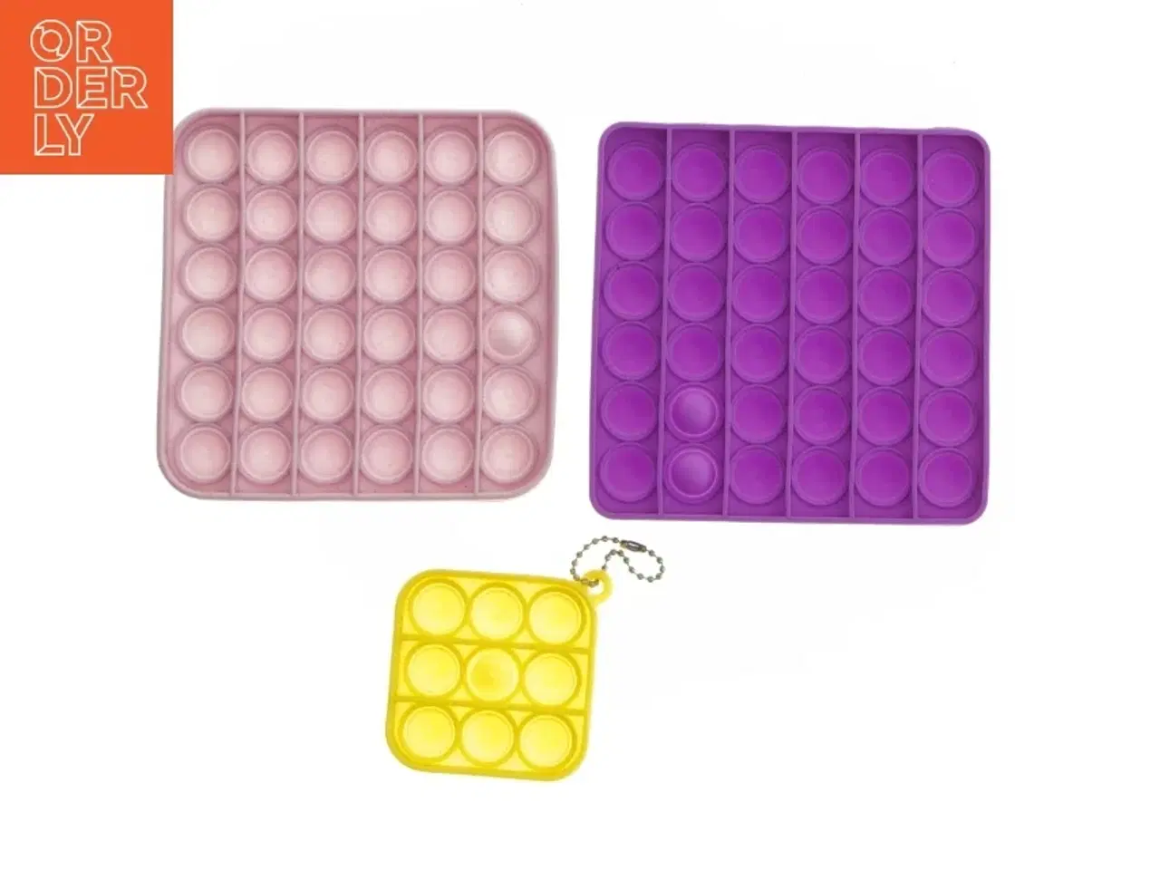 Billede 3 - Fidget pop legetøj i sæt (str. 13 x 12. cm. og. 6 x 6 cm)