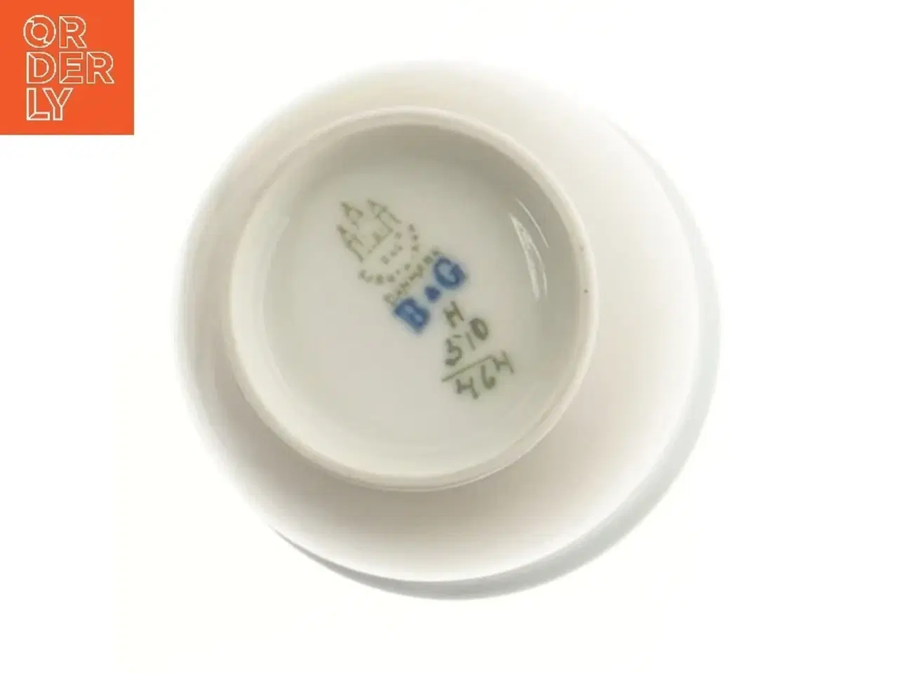 Billede 2 - Porcelænskop med landskabsmotiv fra Bing & Grøndahl (str. Ø 8,5x11 cm)