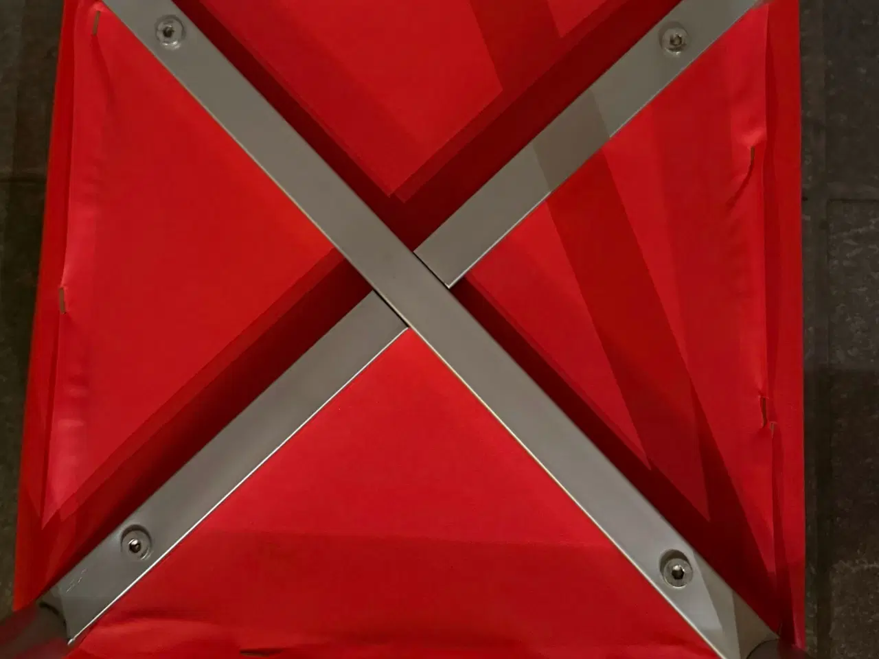 Billede 3 - Rød retro skammel