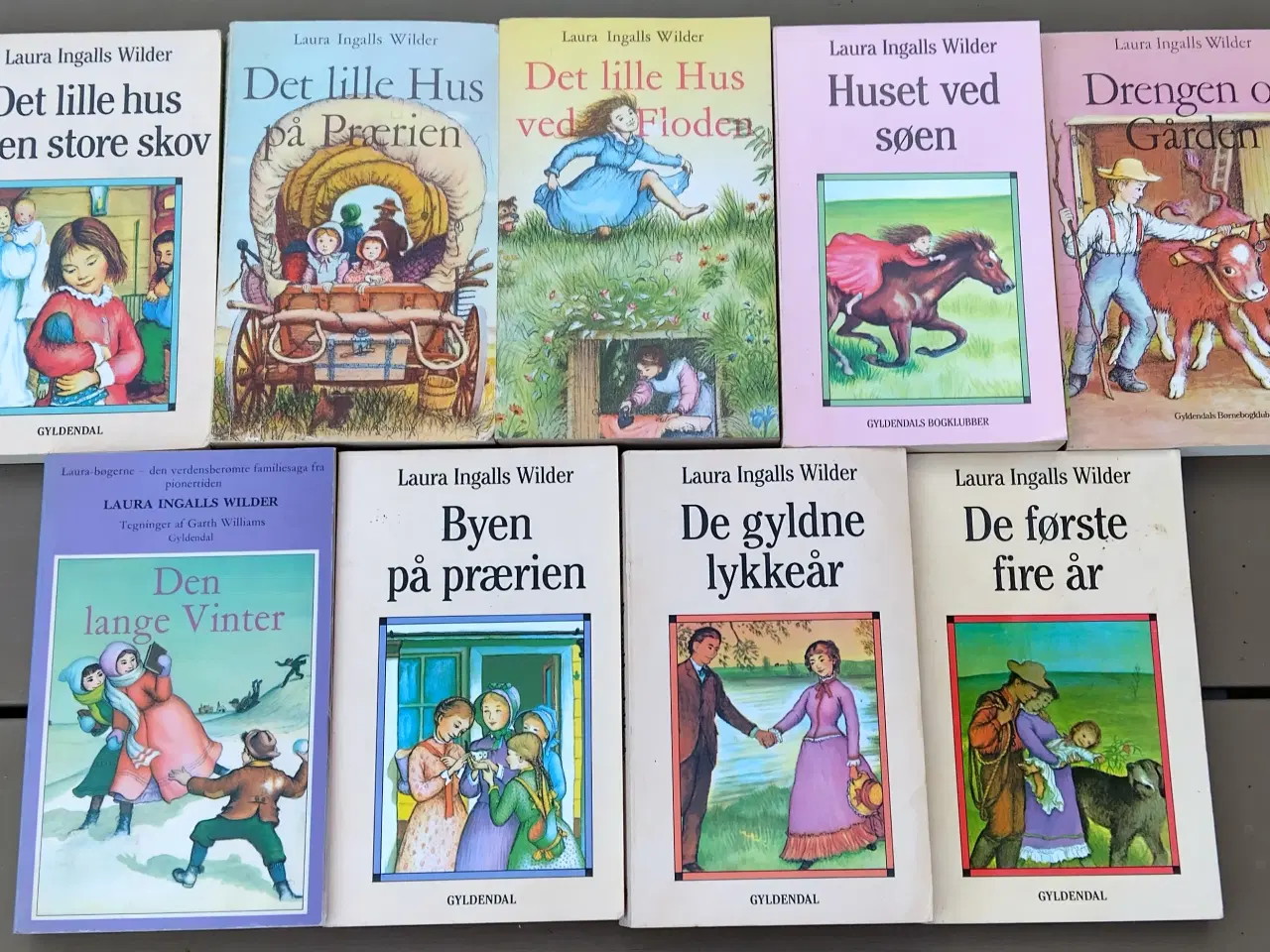 Billede 1 - 9 x Det Lille Hus På Prærien