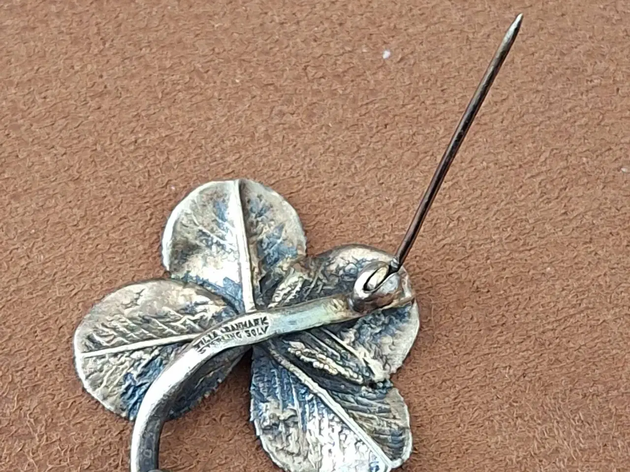 Billede 5 - Forgyldt broche 