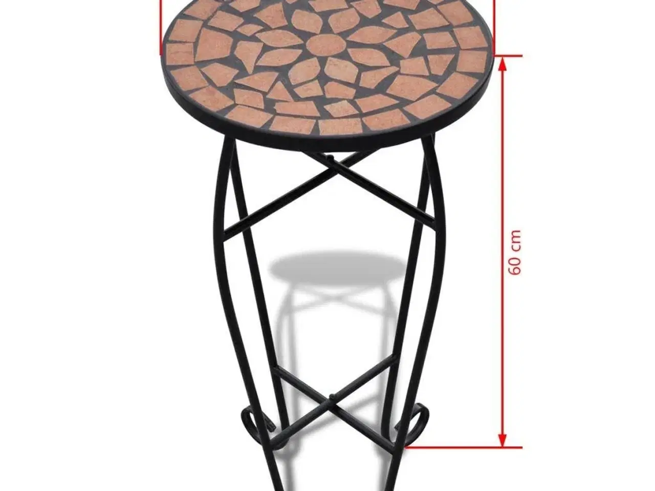 Billede 5 - Plantebord terracottafarvet