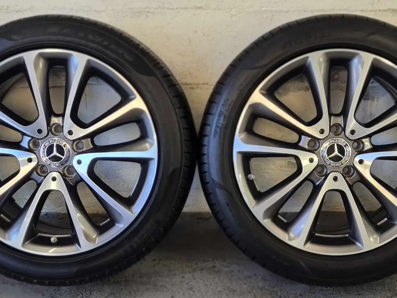 Billede 9 - E-KLASSE MERCEDES ORIGINAL ALUFÆLGE MED SOMMERDÆK