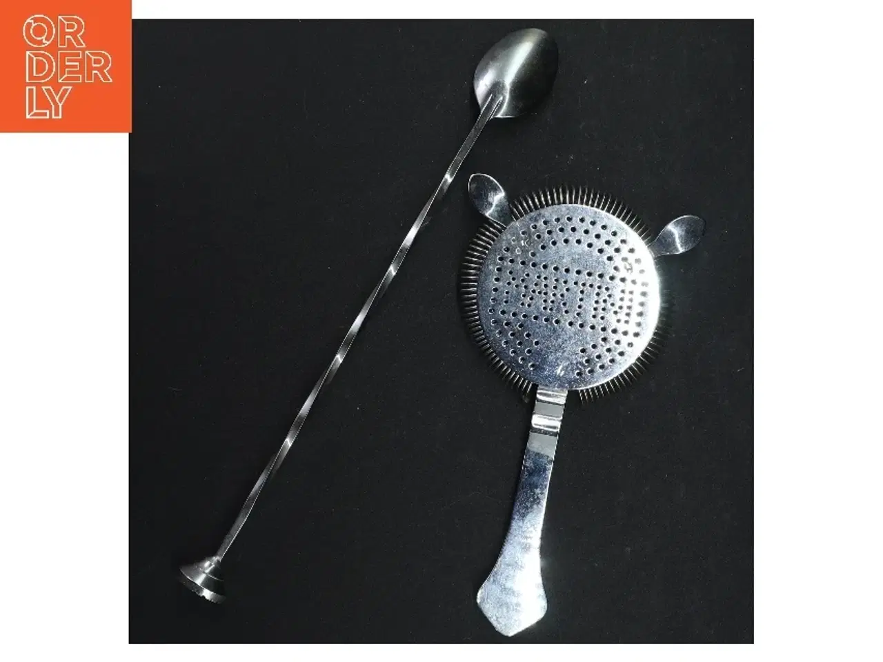 Billede 4 - Cocktailsæt med si og drinksske fra Martini (str. 26 cm)