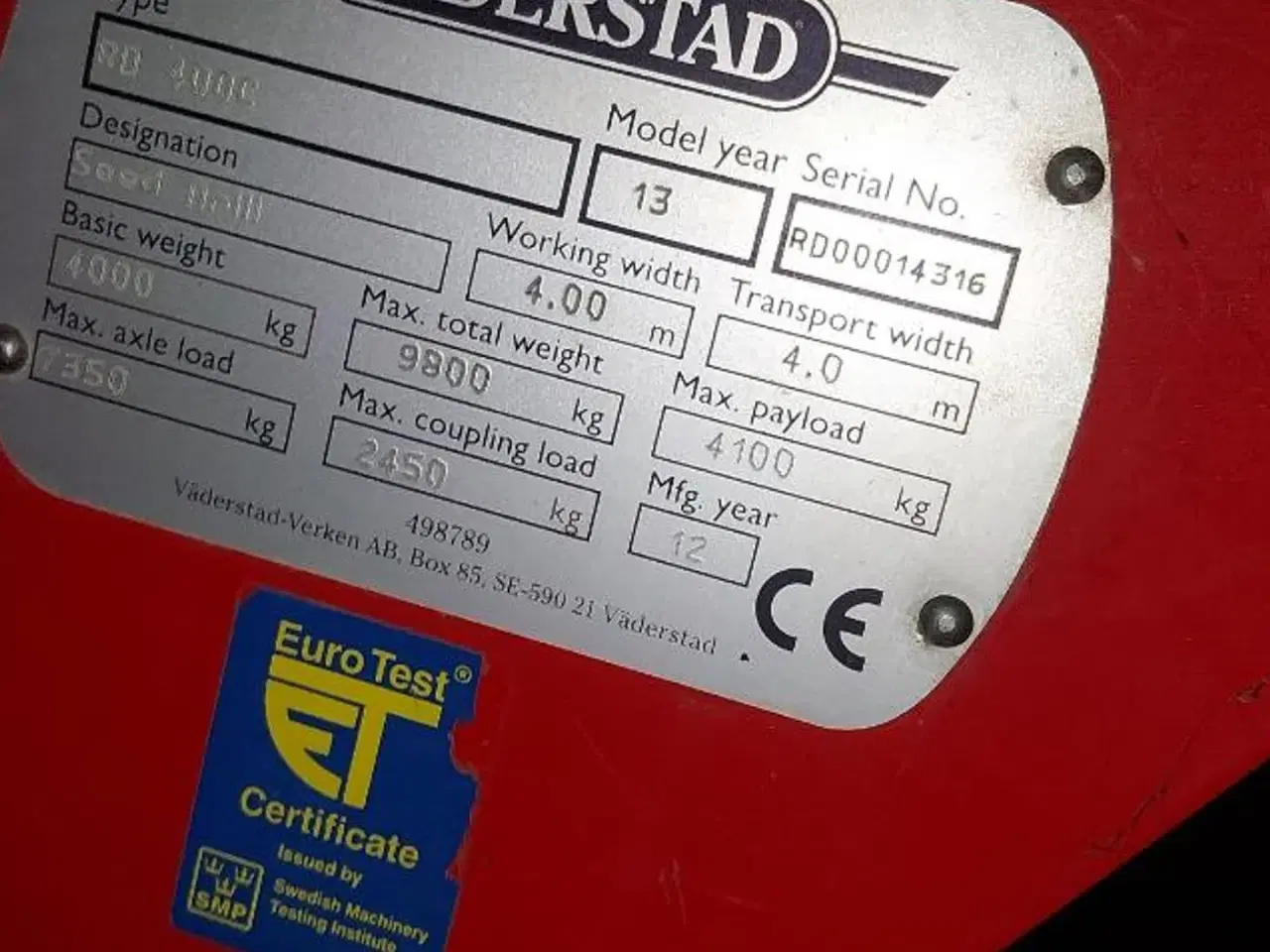 Billede 5 - Väderstad Rapid 400C