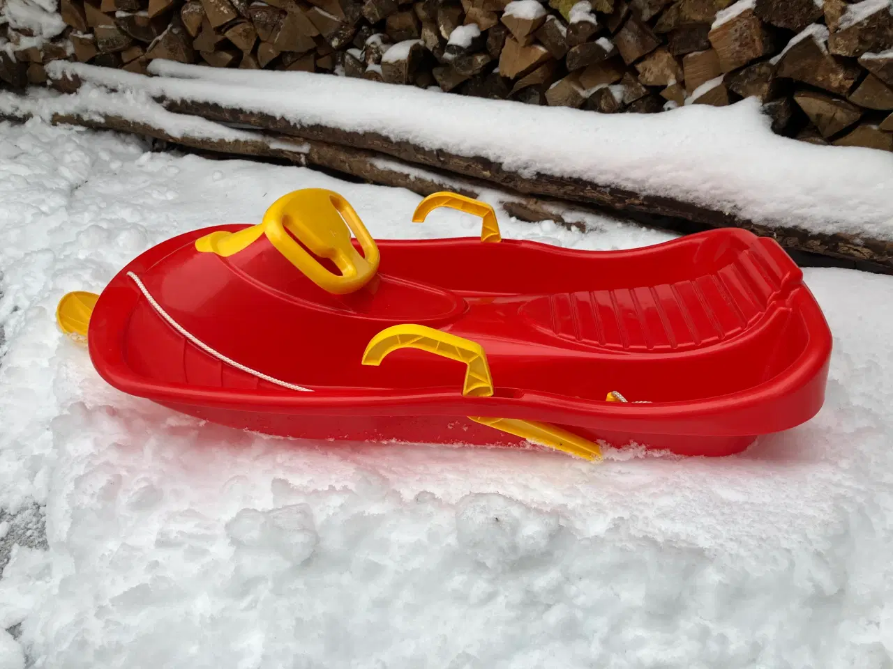 Billede 3 - Dantoy - Kælk Med Rat Til Børn - Rød, fra 3 år