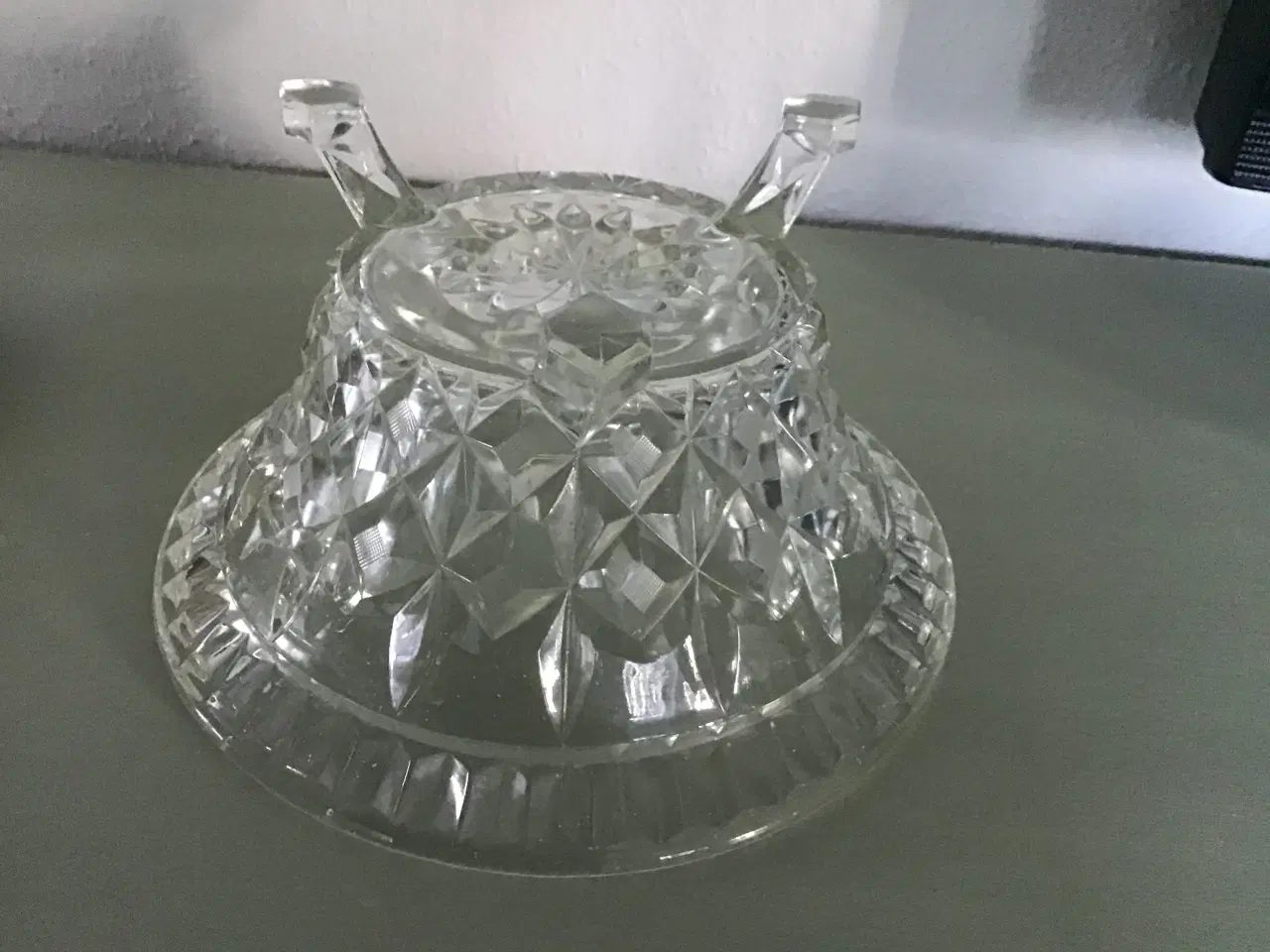 Billede 2 - Holmegaard krystal skål på ben