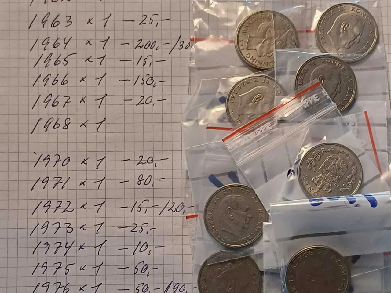 Billede 4 - Danske mønter sælges
