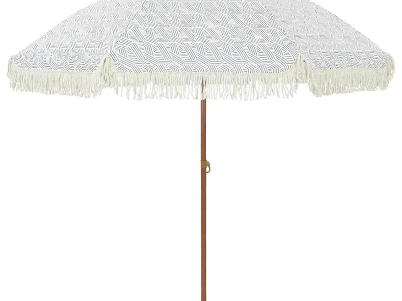 Billede 2 - Parasol Grå og Hvid Ø 205 x 209 cm Stål