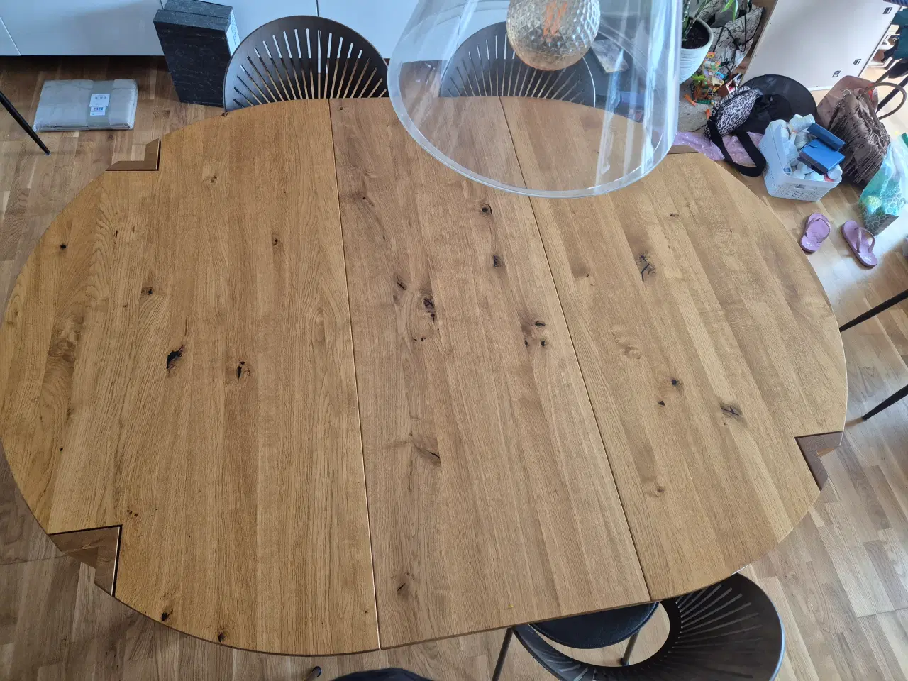 Billede 6 - Rundt spisebord med udtræk, Jeppe Utzon 