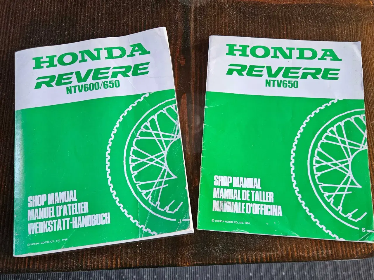 Billede 1 - Honda NTV værkstedshåndbog