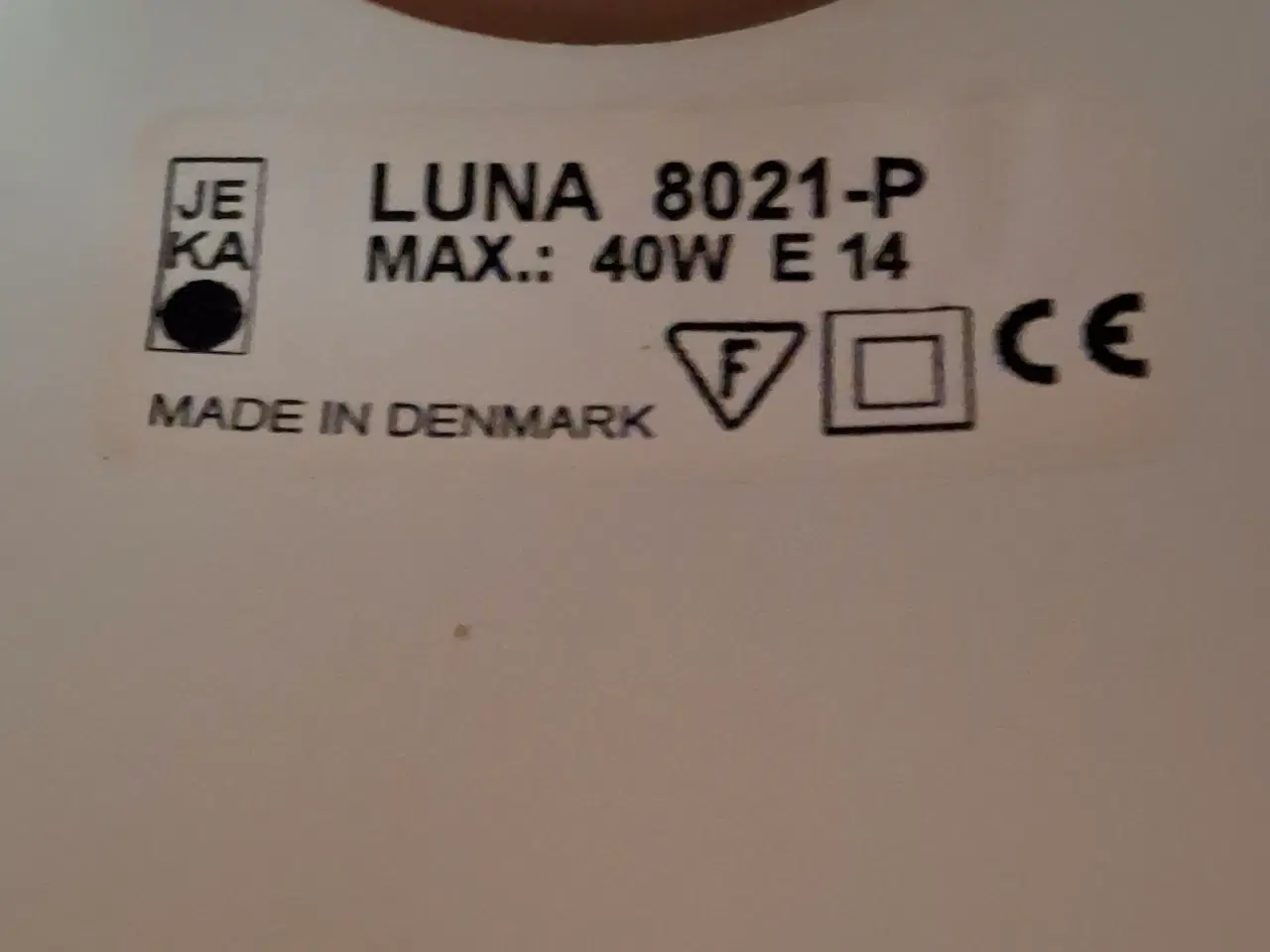 Billede 7 - Jeka pendel ø20, model luna 8021-p