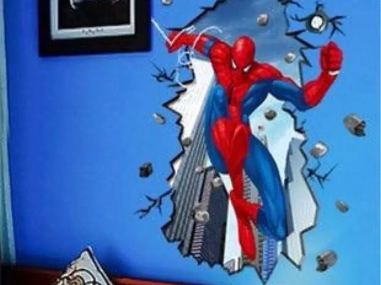 Billede 4 - Spiderman wallstickers wallsticker med Spiderman 