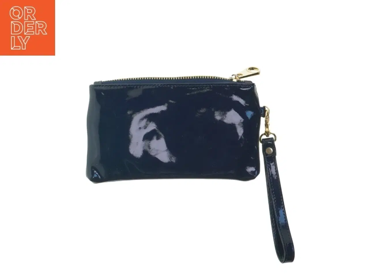 Billede 2 - Blålakeret clutch (str. 19x11,5 cm)