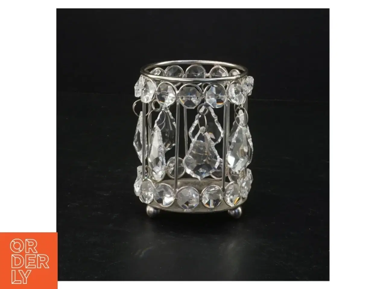 Billede 1 - Krystal lysestage (str. 10 x 8 cm)