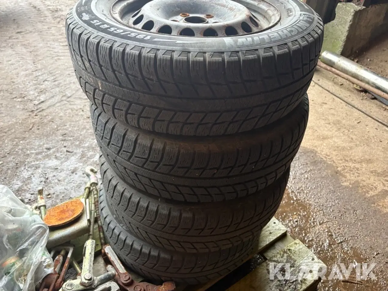Billede 4 - Dæk med fælg Michelin - 195/65R15 - 4 styk