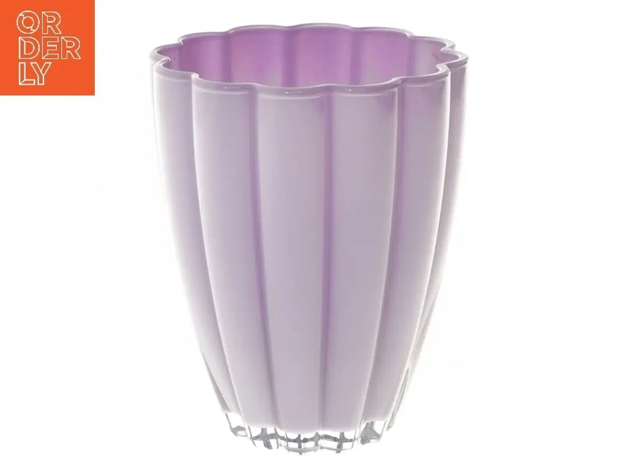 Billede 1 - Violet vase (str. Ø 14 cm højde 17 cm)