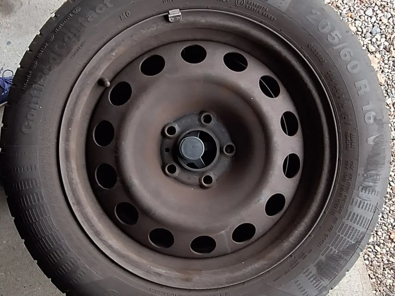 Billede 1 - Sommerdæk på stål fælge