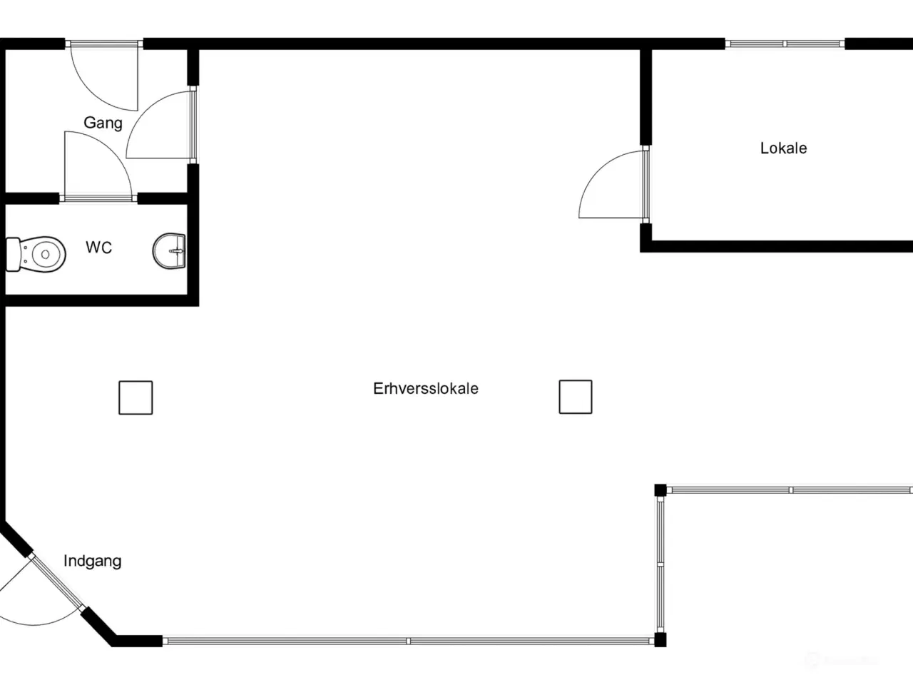 Billede 11 - Erhverslokale i Herning Centrum
